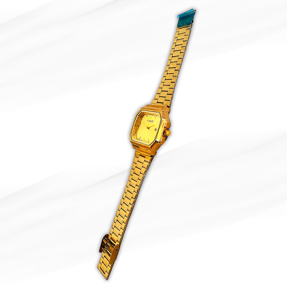 Casio Gold Stainless Steel Watch - Classic Design