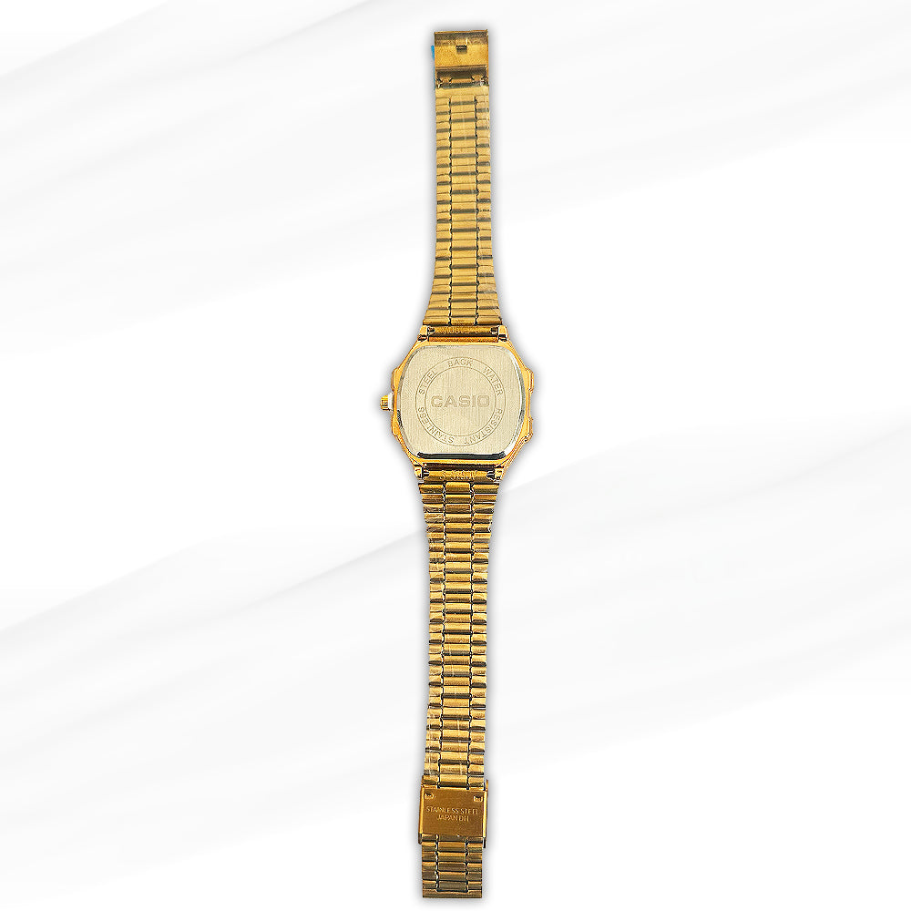 Casio Gold Stainless Steel Watch - Classic Design