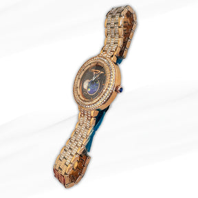 Kalunya Luxurious Crystal-Studded Galaxy-Themed Watch – A Statement of Elegance